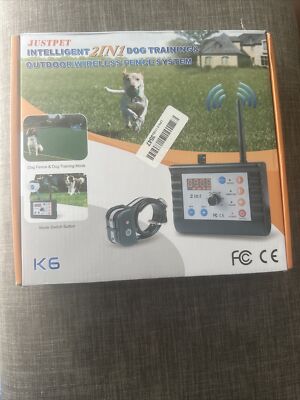 JUSTPET Intelligent 2 in 1 Dog Training & Outdoor Wireless Fence System 
