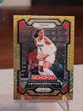 2024 PRIZM MONOPOLY WNBA CHEYENNE PARKER-TYUS #21 GOLD MILLIONAIRE SHIMMER /500