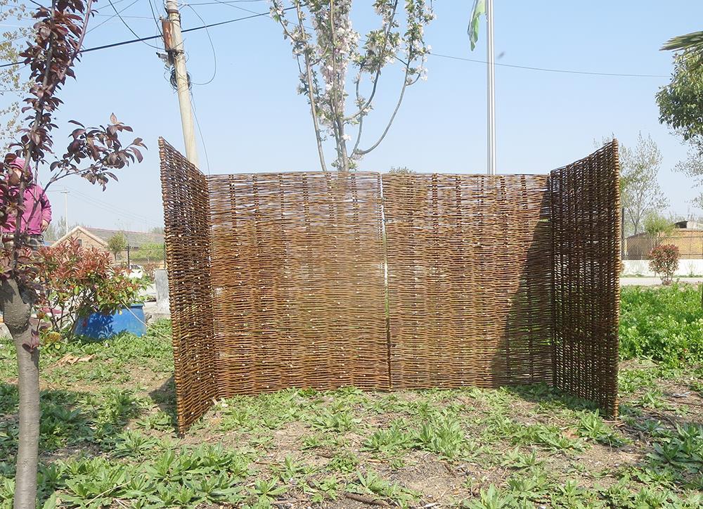 Garden Willow Wheelie Bin Screen Storage Rubbish Dust Cover Single