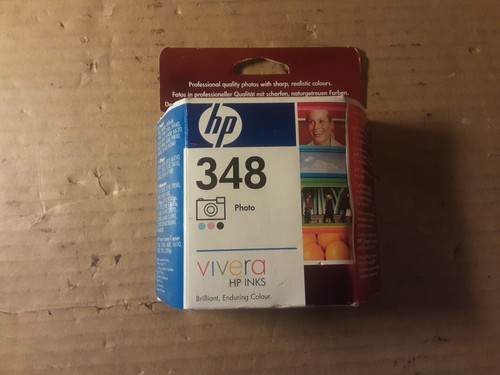 HP 348 Vivera Photo Ink Cartridges Tri Colour C9369EE Genuine New Ink Office - Picture 2 of 7