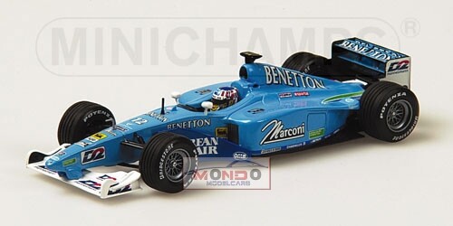1:43 Minichamps Benetton Playlife B 200 A. Wurz 2000 430000012 Model - Picture 1 of 2