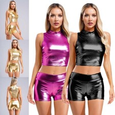 Women Sets With Shorts Outfits Dancewear Suit Dance Clubwear Performance Party
