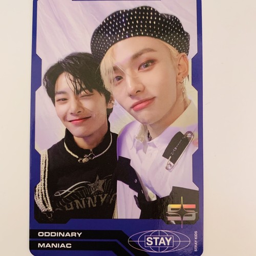 Stray Kids ODDINARY album official photocard Hyunjin & I.N | SKZ maniac unit pc - Picture 2 of 5