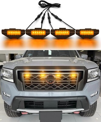 Grill Lights for Nissan Frontier 2022 2023 2024 4X X S SV OEM Raptor Light