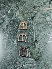 Belt Buckle Stitch Keeper - Gold, Black, Or Silver -