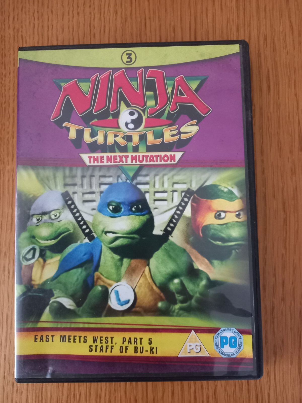 NINJA TURTLES THE NEXT MUTATION EAST MEETS WEST 5 , STAFF OF BU-KI DVD