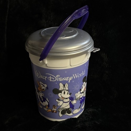 Disney World 100th Anniversary Mickey Mouse & Friends Purple Popcorn Bucket
