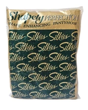 Vtg Silkies Shapely Perfection 0102041 White Shape Enhancing Pantyhose Medium