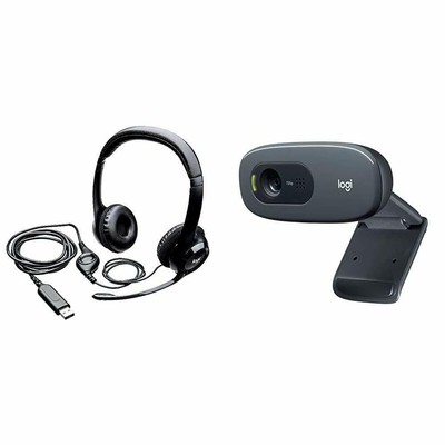 Medialux: Illuminazione, Multimedia, Bricolage - Cuffie e Auricolari Cuffie  per Gaming usb headset h390 h390 cuffie usb -Logitech 981-000406