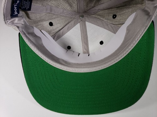 Gorra plana de billete negro, gris, verde totalmente nuevo - Imagen 3 de 9