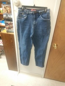 Gloria Vanderbilt Amanda Size 14 Blue Jeans Med Stretchy Bling Pocket | eBay