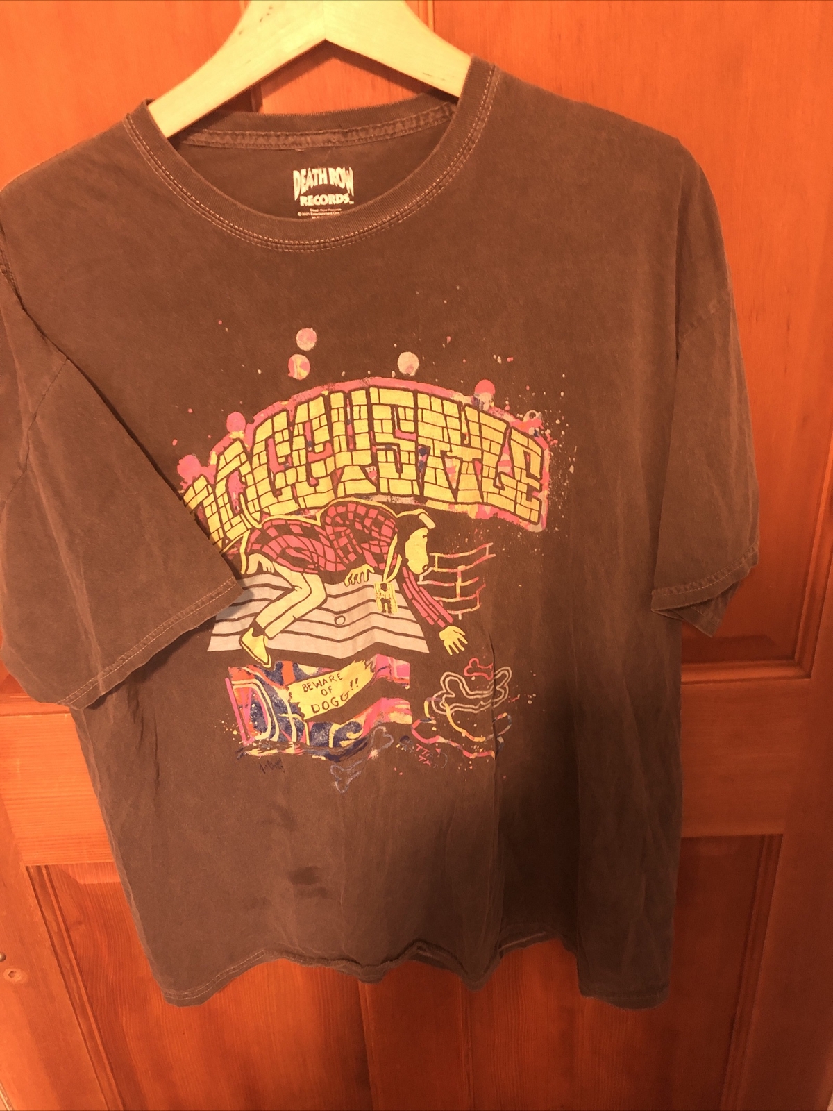 FILA Maglietta rap uomo look vintage Snoop Doggystyle doggy taglia M braccio della morte XL