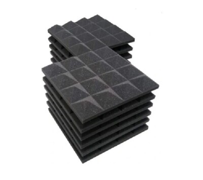 22 Stück Akustikschaumstoffplatten 12x12x2'' Pyramide Schallschutz Studio Fliesen