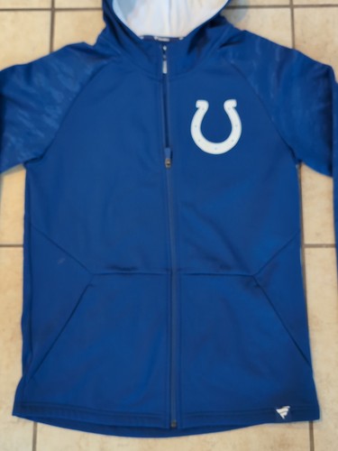Fanatics Indianapolis Colts Blue Full Zip Up Jacket Hoodie NFL Men's Size Med - Picture 4 of 9