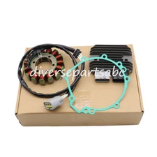 MAGNETO COIL STATOR+VOLTAGE REGULATOR RECTIFIER+GASKET FIT 2009-2012 ZX-6R US