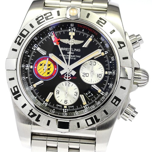 BREITLING Chronomat 44 GMT AB0420 Patrouille Swiss Limited Automatic Mens_766378