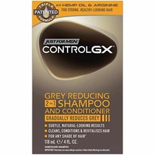 Just For Men Control GX Grey Reducing 2 in 1 Shampoo and Conditioner, New