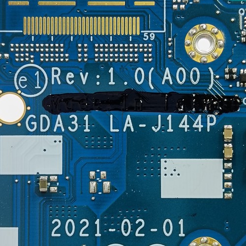 LA-J144P For Dell XPS 13 9310 I3-11145G4 8GB GDA31 Motherboard 0VVW8W VVW8W - Picture 7 of 8