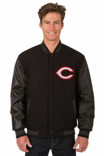 Vintage Cincinnati Reds Jacket Mens 6XL Black MLB Jeff Vintage Cincinnati Reds Jacket Mens 6XL Black MLB Jeff