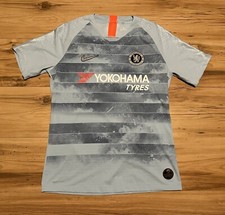 Nike 2018-2019 Chelsea FC Blank Europa Winner Vapor Third Jersey Kit Hombre Mediano