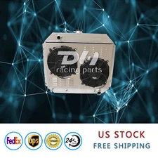 For 66-79 Ford  F100 150 250 350 Pickup Truck Bronco l6 3Row Radiator Shroud Fan