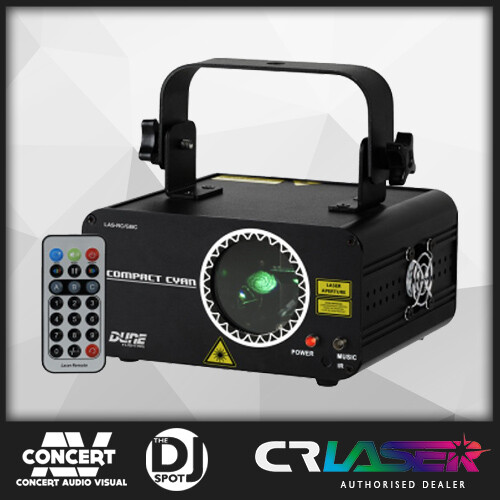 LASER CYAN Compact Laser 120mW Blue Green DMX DJ Laser Show Light Party - Picture 1 of 9