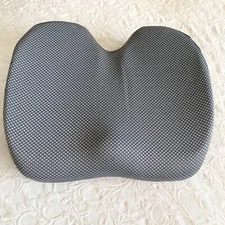 KLAUDENA Memory Foam Office Chair Cushion for Back Support Sciatica Pain Relief