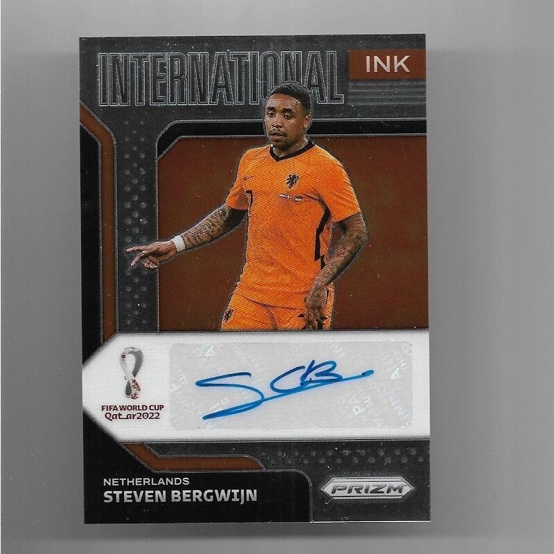 2022 Panini Prizm World Cup INK Autograph Auto Card : Steven