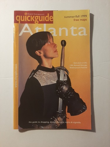 Vintage Georgia Atlanta Tourist Travel Pamphlet Lot Late 90s - Bild 14 von 15