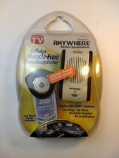 FoneFree Anywhere Wireless Speaker Cellular HandsFree Speakerphone AS SEEN ON TV