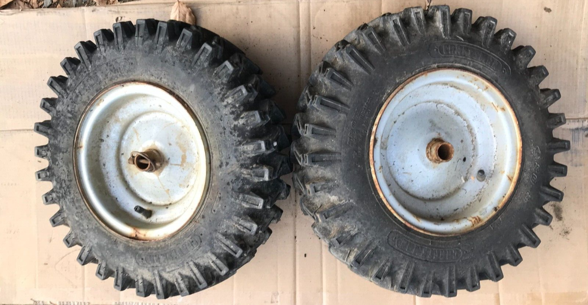4.80-8 rims tires SEARS CRAFTSMAN SNOW BLOWER #536. 887750