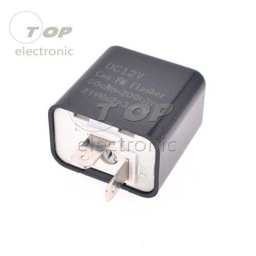 Motorcycle Turn Signal Indicator 12V 2Pin Speed Adjustable LED Relay - Picture 2 of 4
