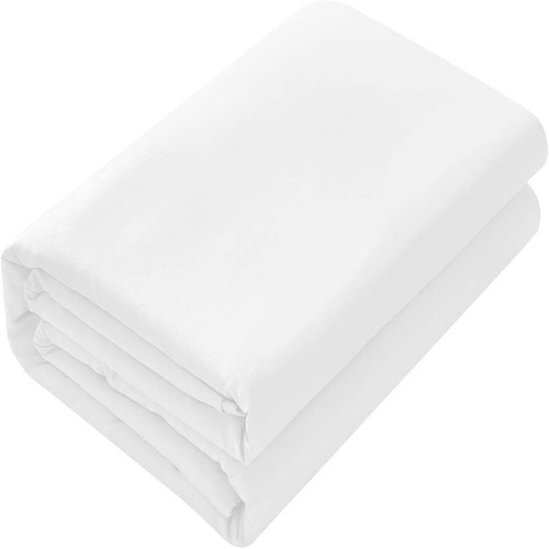 Sábana bajera plana de algodón egipcio para hotel 1000TC + 2 fundas de almohada tamaño XL todas lisas - Imagen 18 de 98