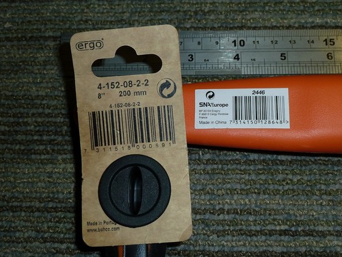BAHCO 8" ERGO FLAT FILE CARPENTERS CUTTER HOLSTER Genuine BRAND NEW 4-152-08-2-2 - Picture 2 of 2