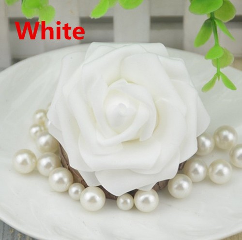 10pcs 7-8CM Artificial PE Foam Roses Flowers Heads DIY Home Wedding Decora - Picture 15 of 20