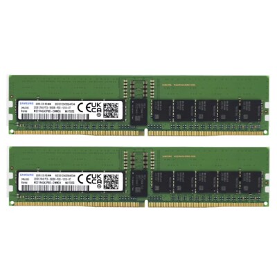Samsung 64GB (2X32GB) DDR5 5600MHz PC5-44800 RDIMM Memory RAM