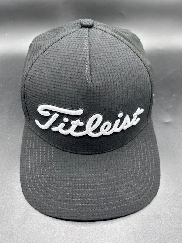Gorra de golf Titleist Tour Stretch Tech FJ ProV1 negra M/L ajustada Foto 2 de 4