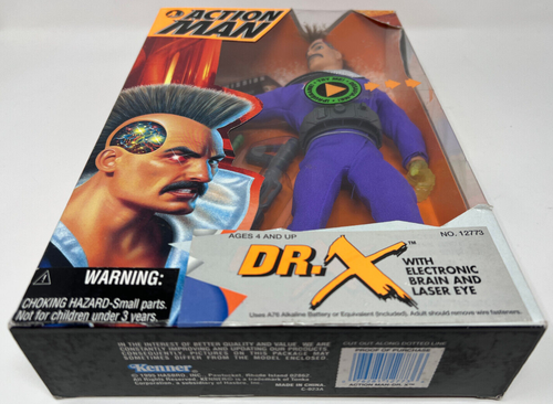 Hasbro Kenner 1995 - Action Man Dr. X 1:6 - Cerebro electrónico y ojo láser - - Imagen 3 de 6