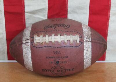 Ballon antique vintage années 1950 Hawthron Tobin cuir gyrométrique