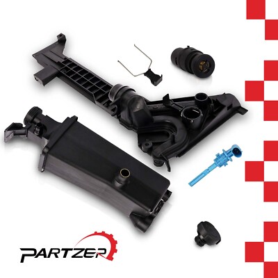 Radiator Expansion Tank & Mounting Plate w/ Sensor & Cap for BMW E46 325i 328Ci