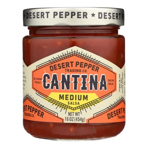 Desert Pepper Trading - Cantina Salsa - Medium Red - Kiste mit 6 - 16 Unzen