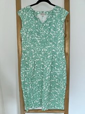 Merona Target Aqua Blue Green Patterned Dress Size 10