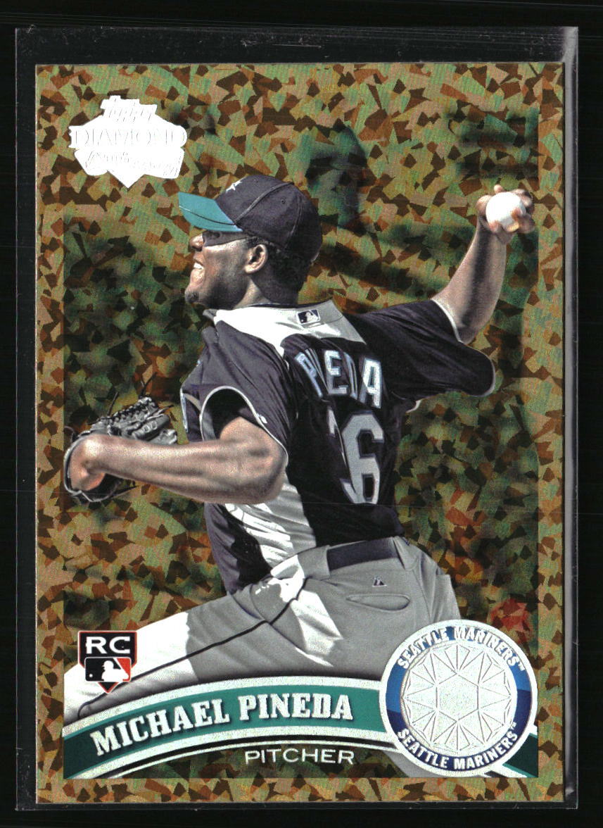 Michael Pineda 2011 Topps Cognac Diamond Anniversary Baseball Card #595 Rookie
