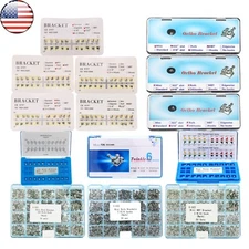 US Dental Orthodontic Metal Bracekets Braces MIM CNC Mini Standard Roth MBT 022