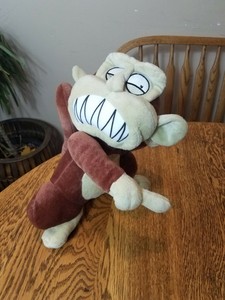 evil monkey plush