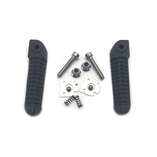 Matte Black Rear Passenger Foot Pegs Bracket Fit Yamaha YZF-R6 03-05 R6S 06-10 - Picture 7 of 7