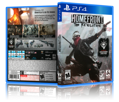 Steelbook Homefront The Revolution PS4/Xbox One/PC - Boîtier Métal SANS JEU