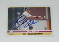 RICH AURILIA SIGNED AUTO'D 2009 UPPER DECK O-PEE-CHEE CARD #483 GIANTS REDS