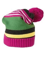 GYMBOREE MERRY & BRIGHT MULTI COLOR STRIPE SWEATER HAT 5 7 8 9 NWT