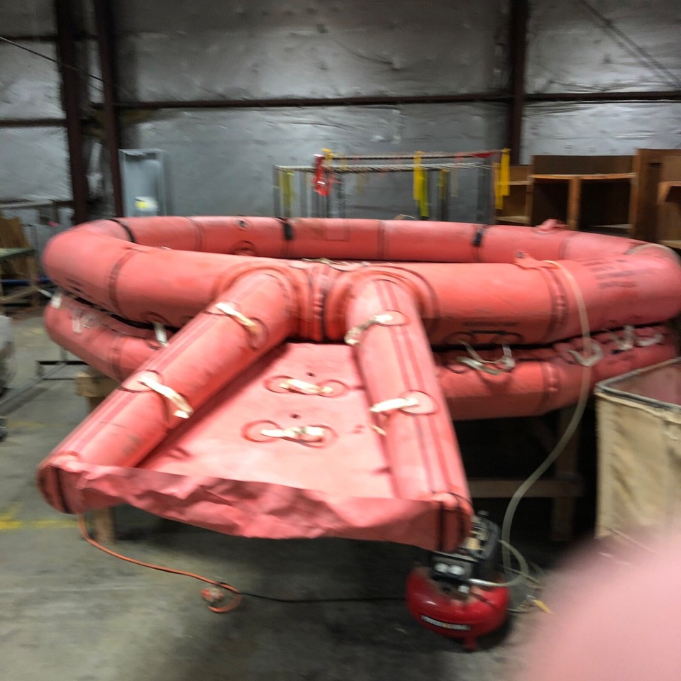 LIFE RAFT,21 PERSON LIFE RAFT,BOAT,SHIP,FISHING,MILITARY,MILITARY ...
